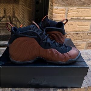 Nike Little Posite Pro (GS) Big Kids Shoes Hyper Crimson/Black sz 7y NIB